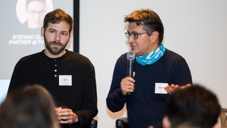 Fenwick partner Stefano Qunitini speaks during San Francisco Tech Week 2025.
